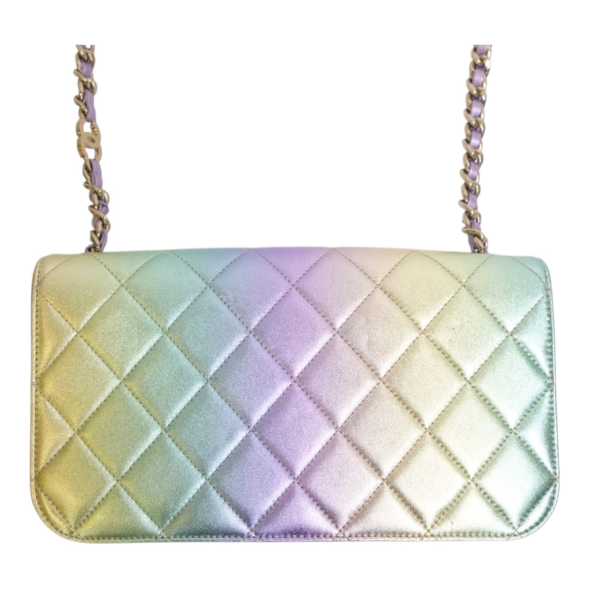 Chanel Chanel Gradient Metallic Lambskin Quilted Walking Mood Flap Size ONE SIZE - 5 Thumbnail