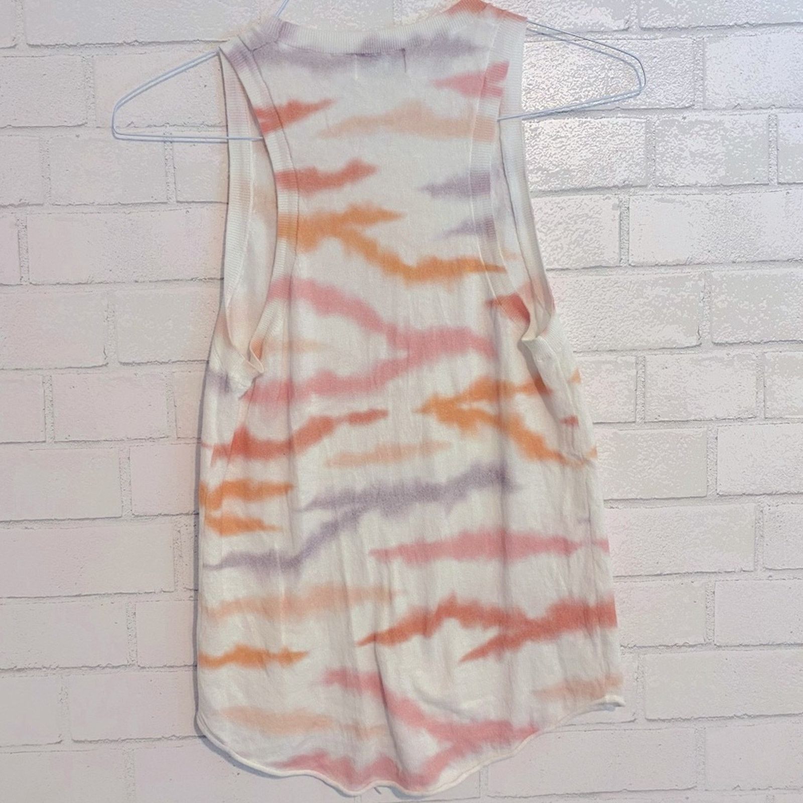 27 Miles 27 MILES MALIBU $138 Womens Small Watercolor Tie DyeTank EUC Size S / US 4 / IT 40 - 6 Thumbnail