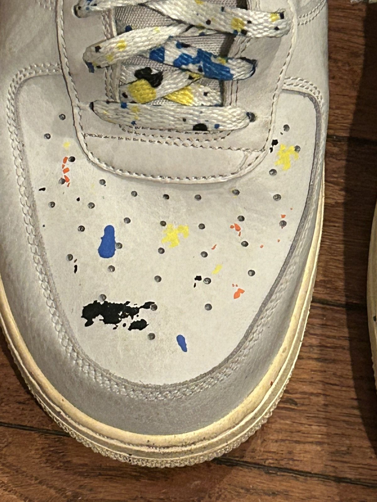 Nike Nike Air Force 1 Low Paint Splatter Size US 13 / EU 46 - 5 Thumbnail