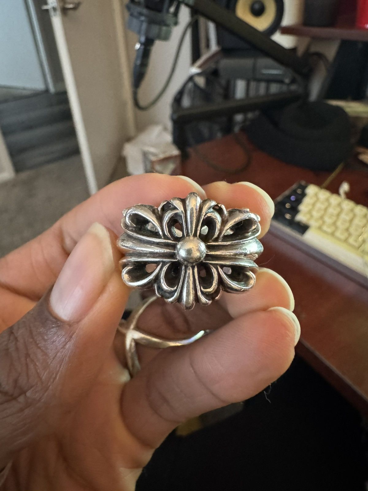 Chrome Hearts Chrome Hearts Double Floral Ring Size ONE SIZE - 2 Thumbnail