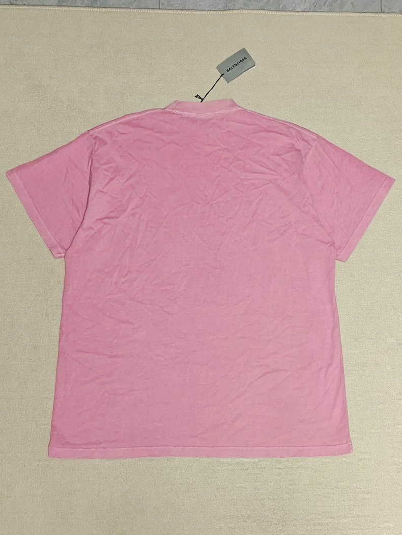 Balenciaga Balenciaga 24 Fall Pink pairsmoon Tower Short Sleeve 2501-N Size US L / EU 52-54 / 3 - 2 Thumbnail