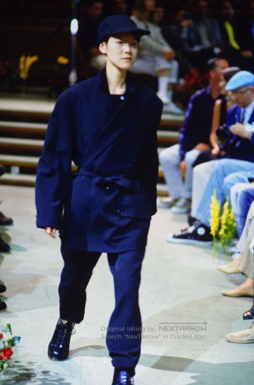 Yohji Yamamoto Yohji Yamamoto Wool Jacket Navy Blue. Size US M / EU 48-50 / 2 - 2 Thumbnail