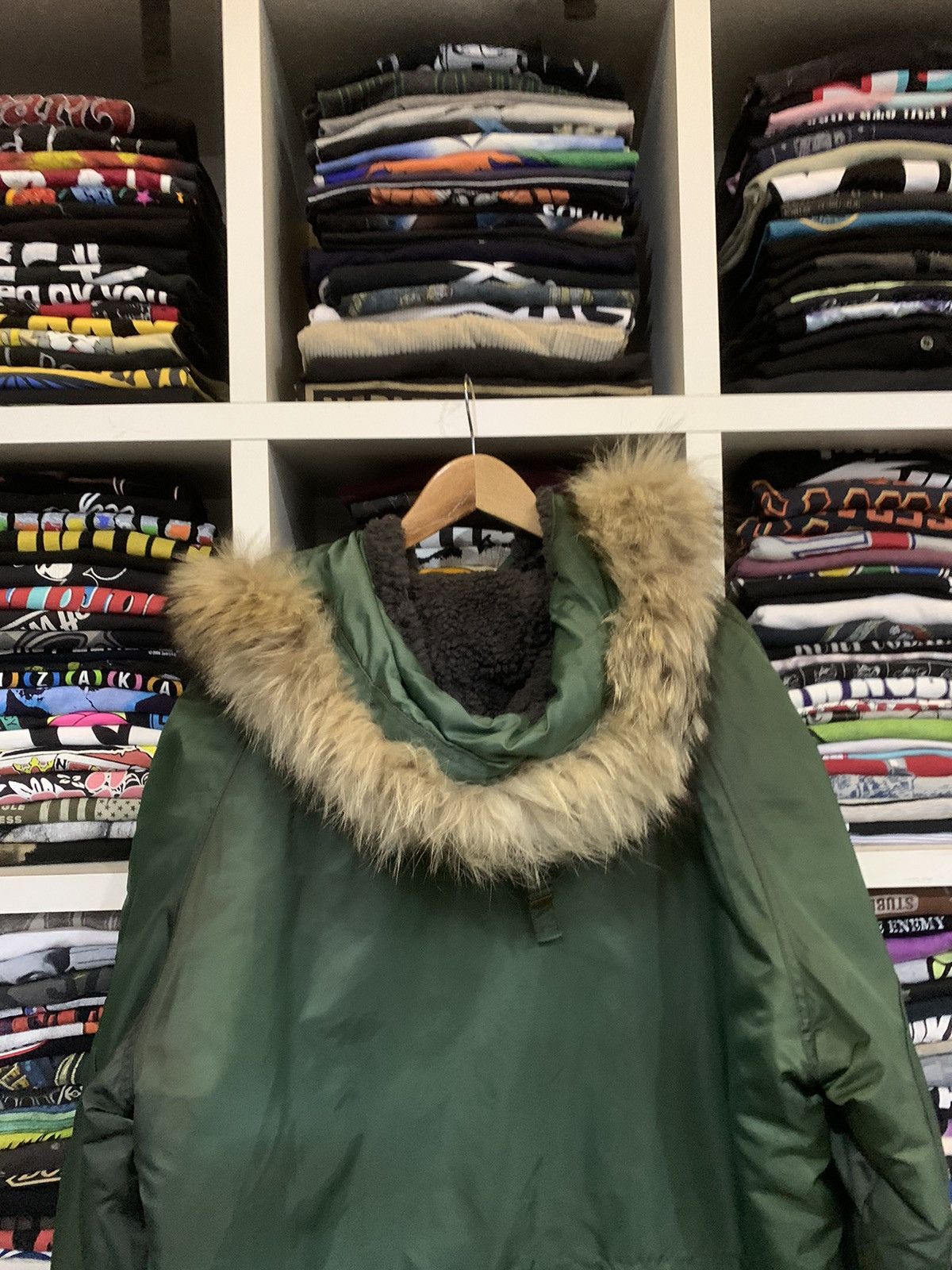 Japanese Brand Circumcise Skateboards Fur Hoodie Parka Size US XL / EU 56 / 4 - 12 Thumbnail