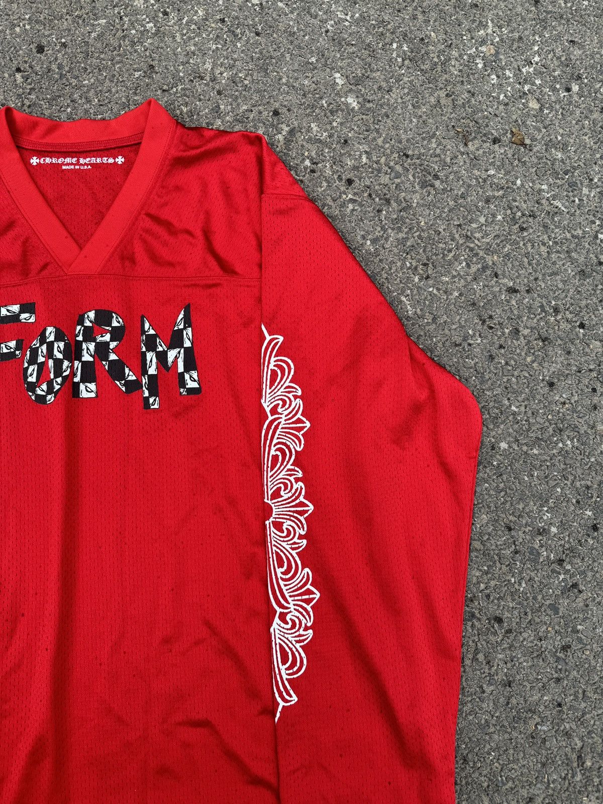 Chrome Hearts Chrome Hearts "TEAM" CNY Exclusive Mesh Longsleeve Sz.XL Size US XL / EU 56 / 4 - 4 Thumbnail