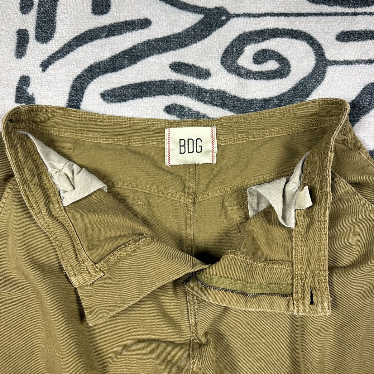Bdg BDG Jacob Twill Cargo Pant Dark Green Size 34 Size US 34 / EU 50 - 3 Thumbnail
