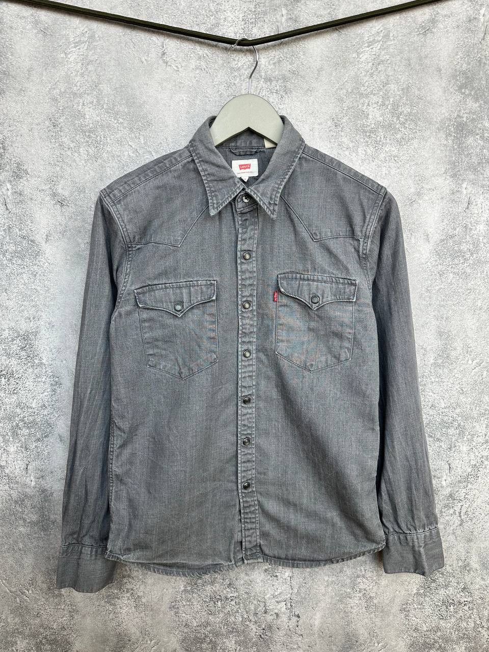 Levi's Vintage Clothing Levi’s Western Denim Pearl Snap Shirt Vintage Y2K Washed Size US S / EU 44-46 / 1 - 1 Thumbnail
