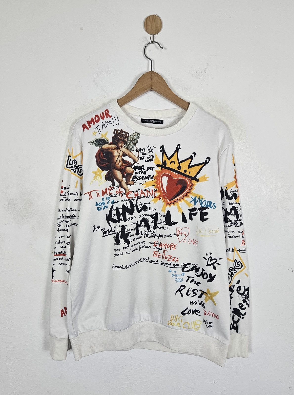 Dolce & Gabbana Dolce & Gabbana King Of My Life sweatshirt Size US XXL / EU 58 / 5 - 1 Thumbnail