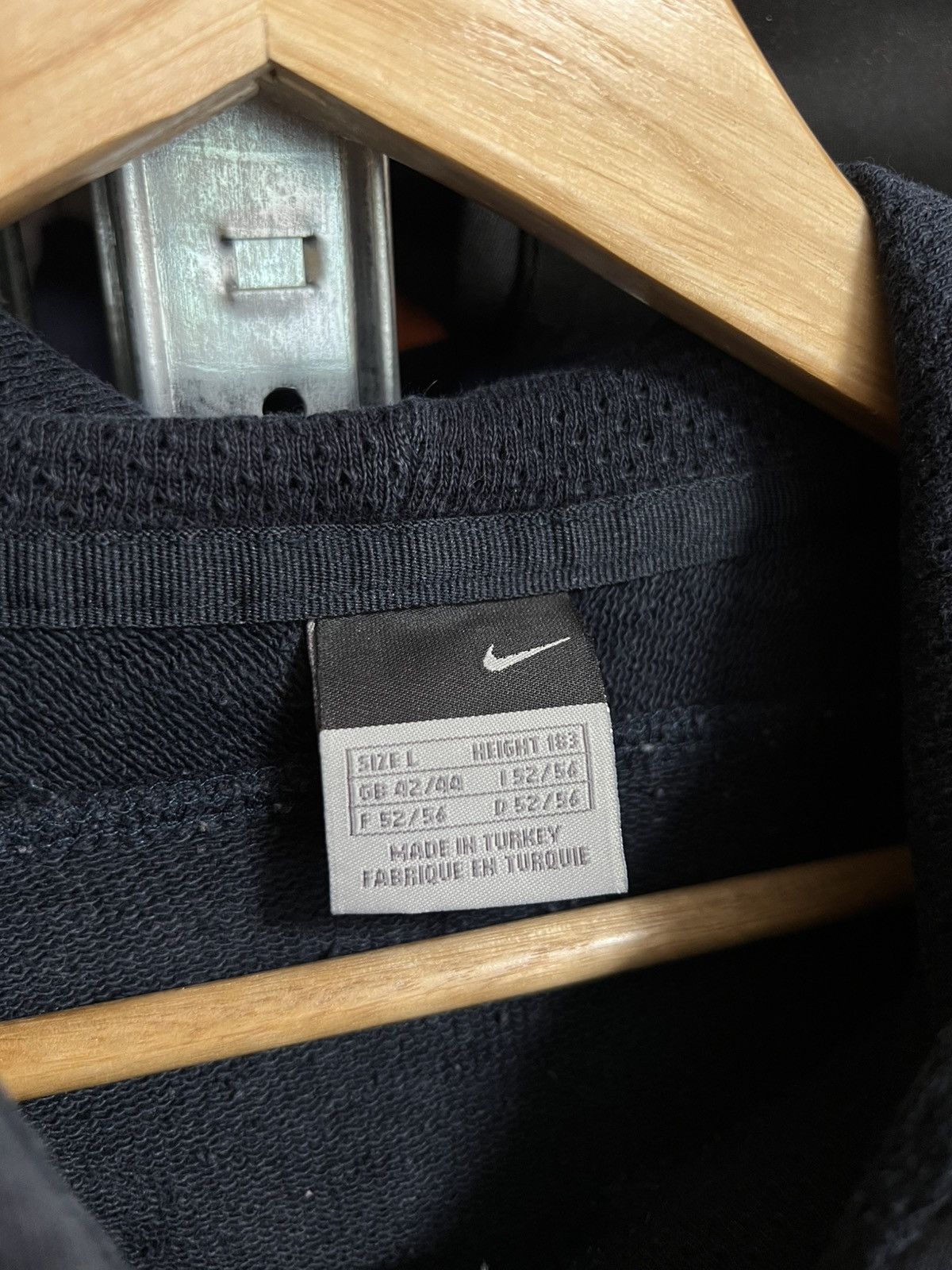 Nike × Vintage Vintage Nike England Rugby Hoodie Retro Y2K Very Rare 90s Size US L / EU 52-54 / 3 - 4 Thumbnail