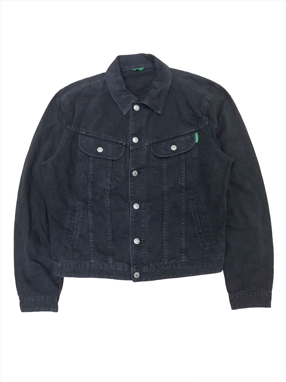 United Colors Of Benetton 💥United Colors Of Benetton Trucker Black Jacket Size US M / EU 48-50 / 2 - 1 Thumbnail
