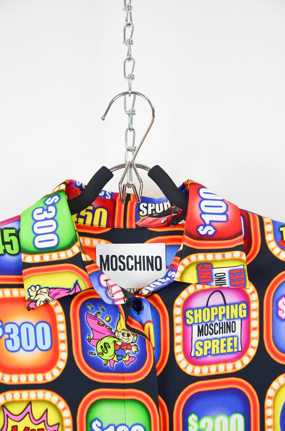 Moschino MOSCHINO Couture x Good Luck Game Print Shirt – Size IT 42 Size US M / EU 48-50 / 2 - 4 Thumbnail