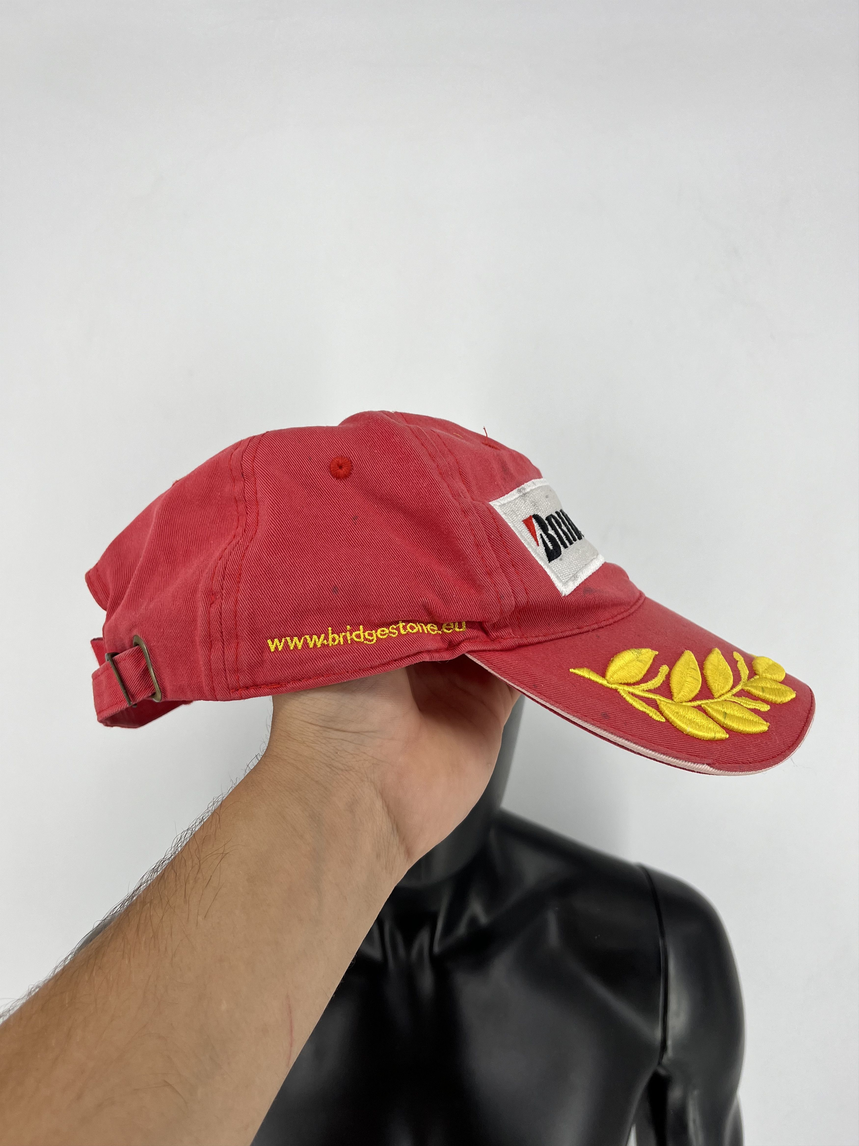 Vintage Vintage y2k Bridgestone Cap Hat Michael Schumacher F1 Size ONE SIZE - 8 Thumbnail