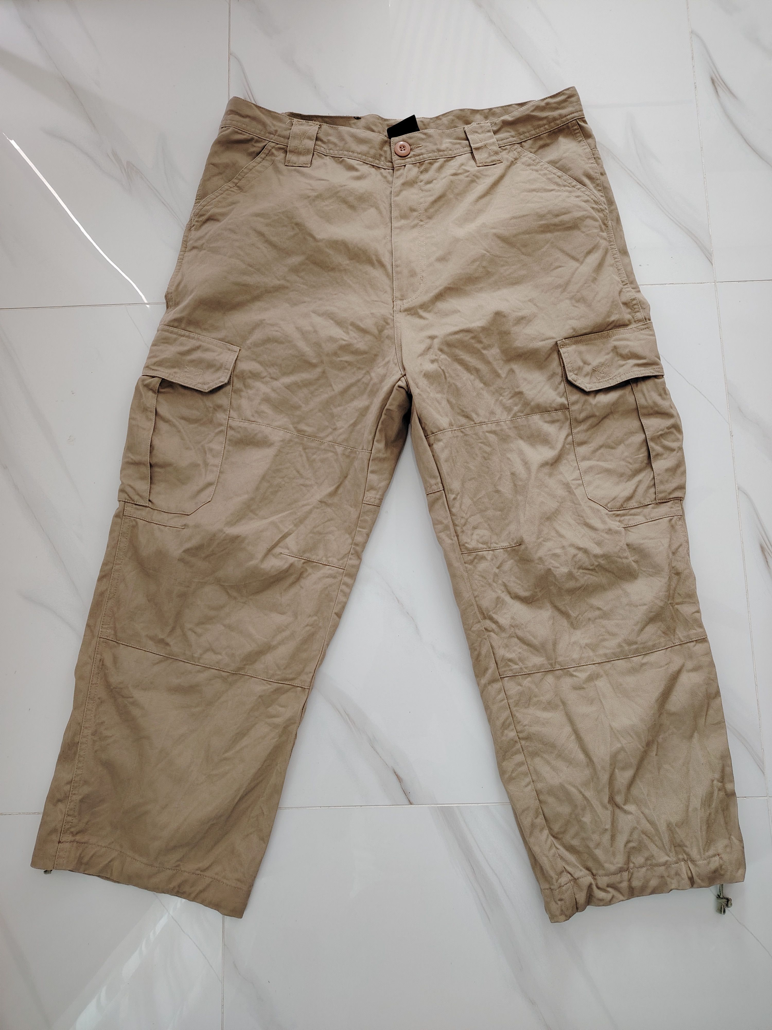 Japanese Brand D.O.P DENIM West Side 08 Baggy Cargo Pants Size US 36 / EU 52 - 2 Thumbnail