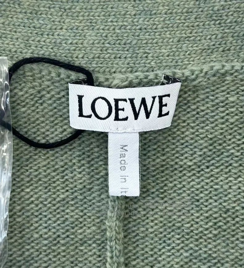 Loewe Loewe Light Green Asymmetrical Deer Pattern Jacquard Knit Size S / US 4 / IT 40 - 4 Thumbnail