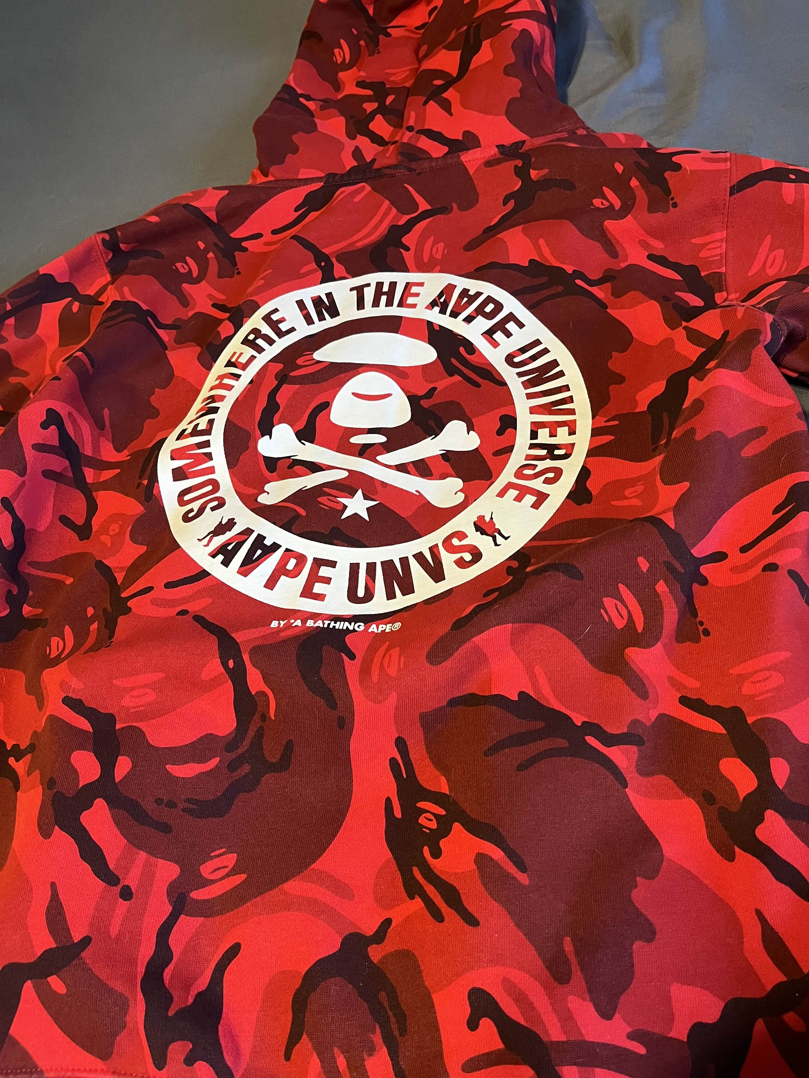 AAPE Red Camo Sweatshirt