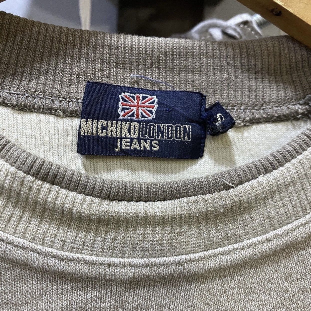Japanese Brand × Michiko Koshino London × Vintage Vintage Michiko London Jeans Embroidered Sweatshirts Size US S / EU 44-46 / 1 - 4 Thumbnail