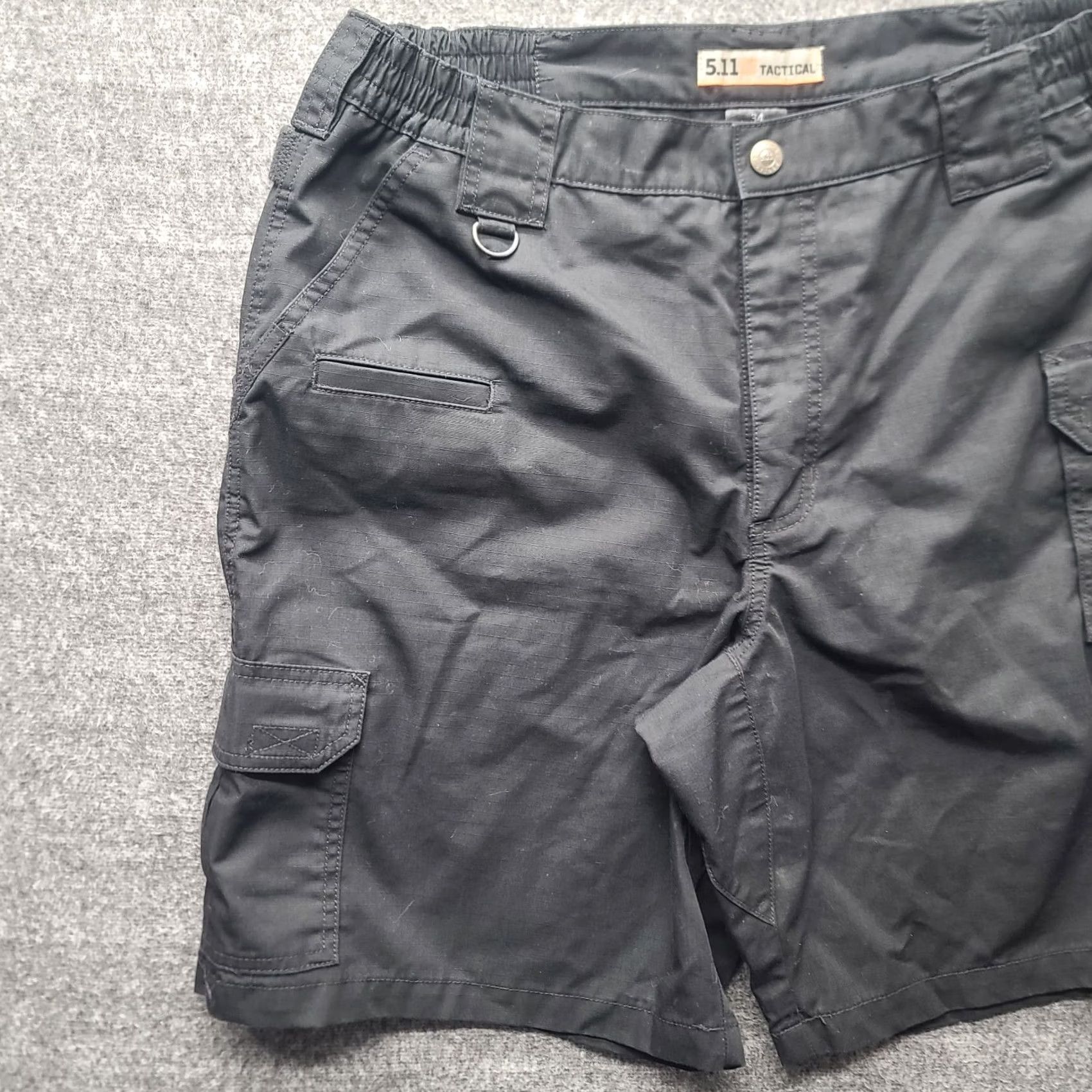 Vintage 5.11 Tactical Taclite Pro Shorts Mens 34 Regular Fit Police EMS Utility Cargo Pocket Black Cotton Polyester Canvas 9 in Inseam Size US 34 / EU 50 - 7 Thumbnail