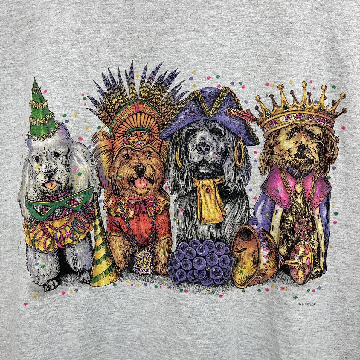 Beauty Beast × Vintage Vintage 90s Anima Parody T-Shirt Very Nice Mirror Print Size US XL / EU 56 / 4 - 2 Thumbnail