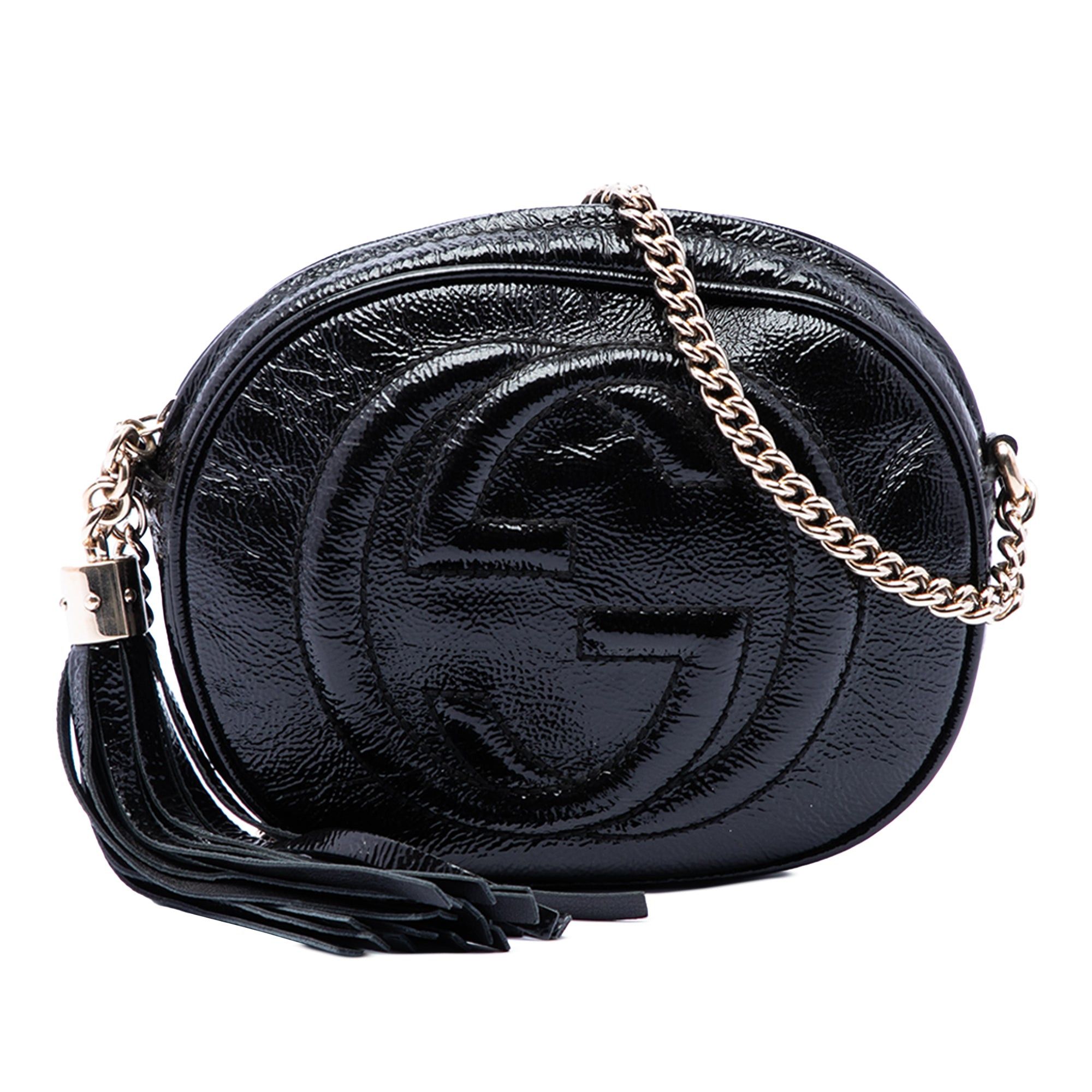 Gucci Mini Patent Soho Chain Crossbody Size ONE SIZE - 1 Thumbnail