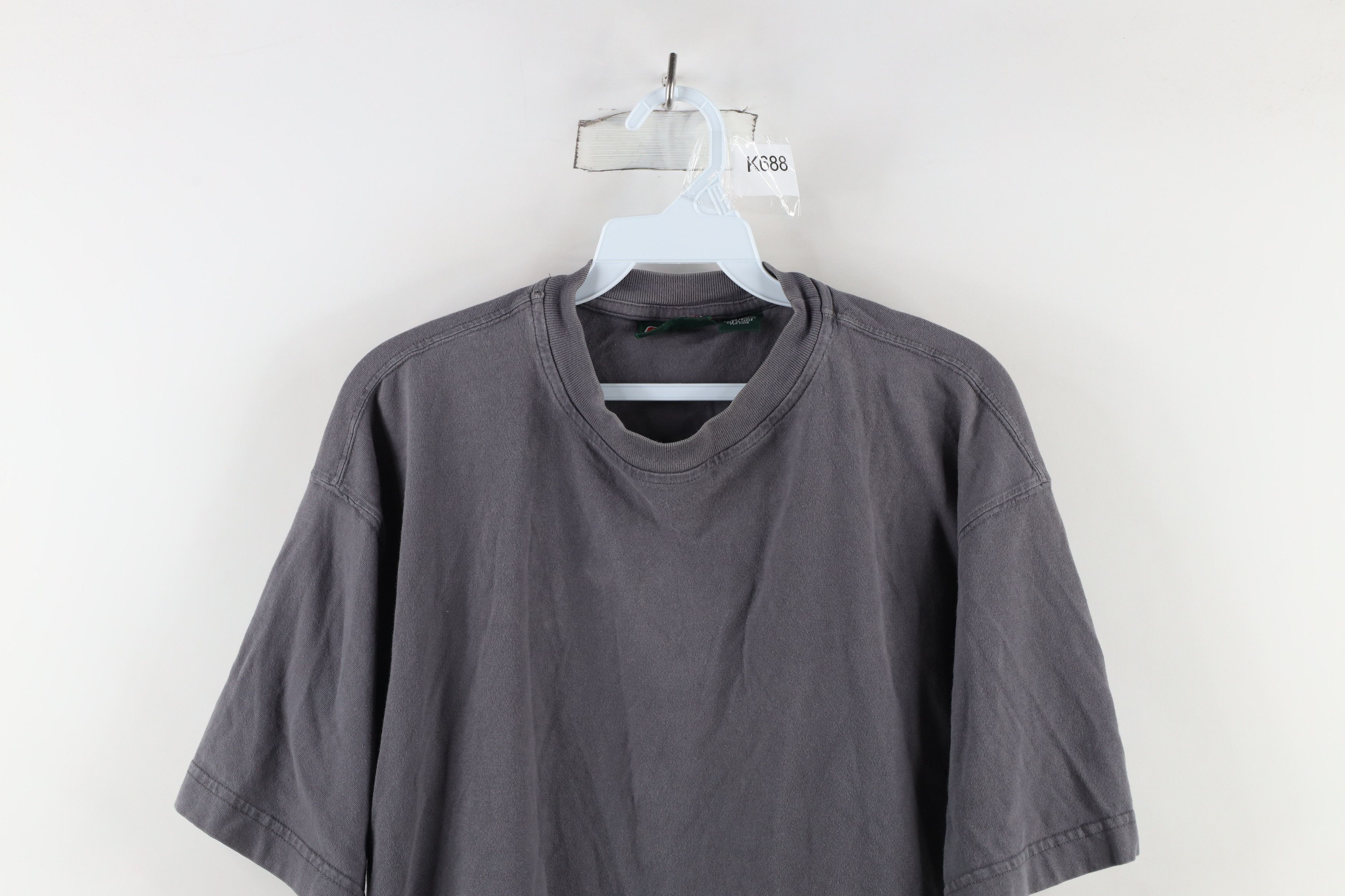 Vintage Vintage 90s Streetwear Short Sleeve T-Shirt Gray Cotton Size US M / EU 48-50 / 2 - 2 Thumbnail
