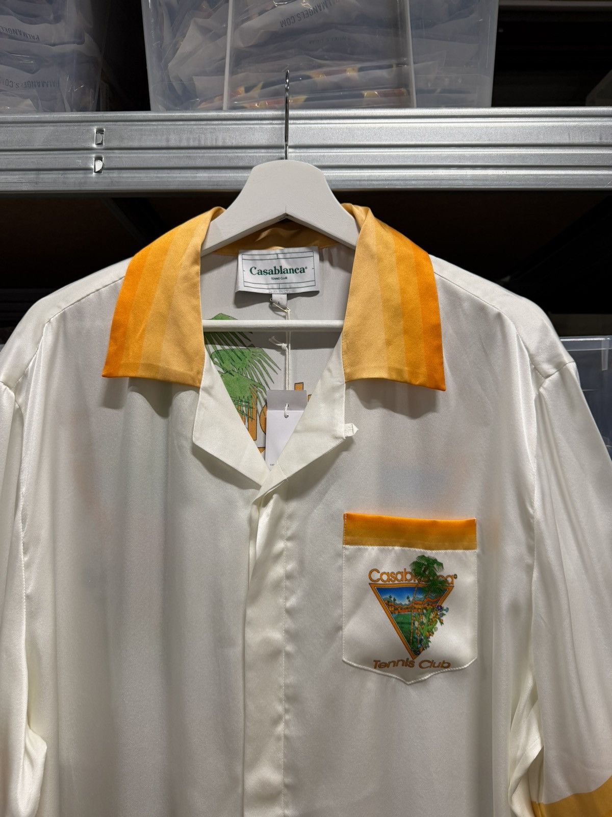 Casablanca Casablanca Tennis Club Silk Shirt NEW 1100$ Size US M / EU 48-50 / 2 - 4 Thumbnail