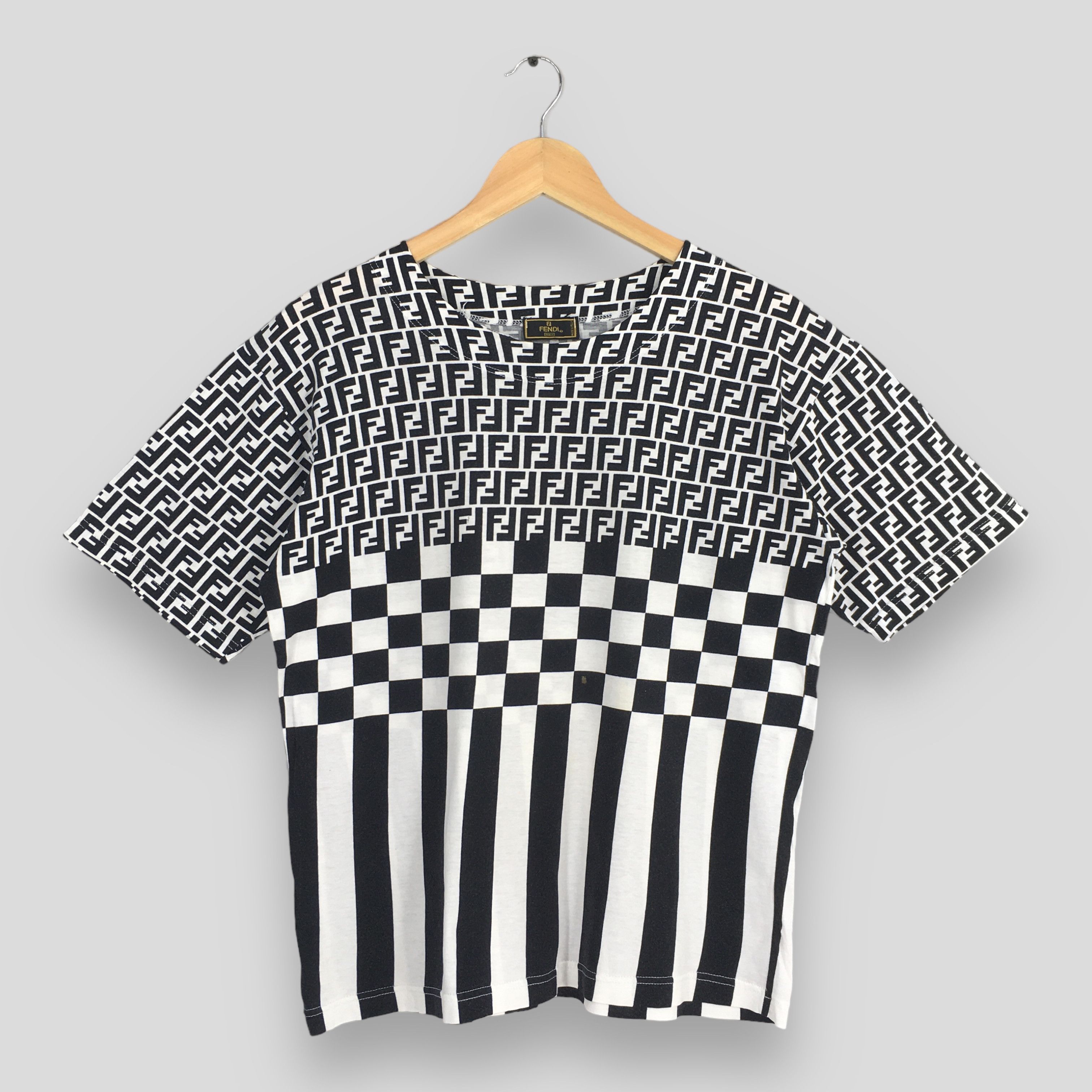 OLD FENDI jeans ZUCCA PATTERN S/S SHIRT Fendi Zucca Shirt