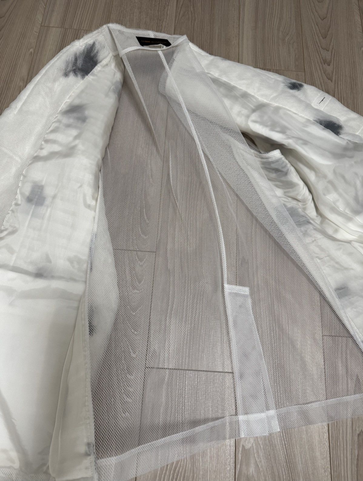 Comme des Garcons SS2025 COMME des GARÇONS Sheer Mesh Overlay Layered Jacket Size S / US 4 / IT 40 - 13 Thumbnail