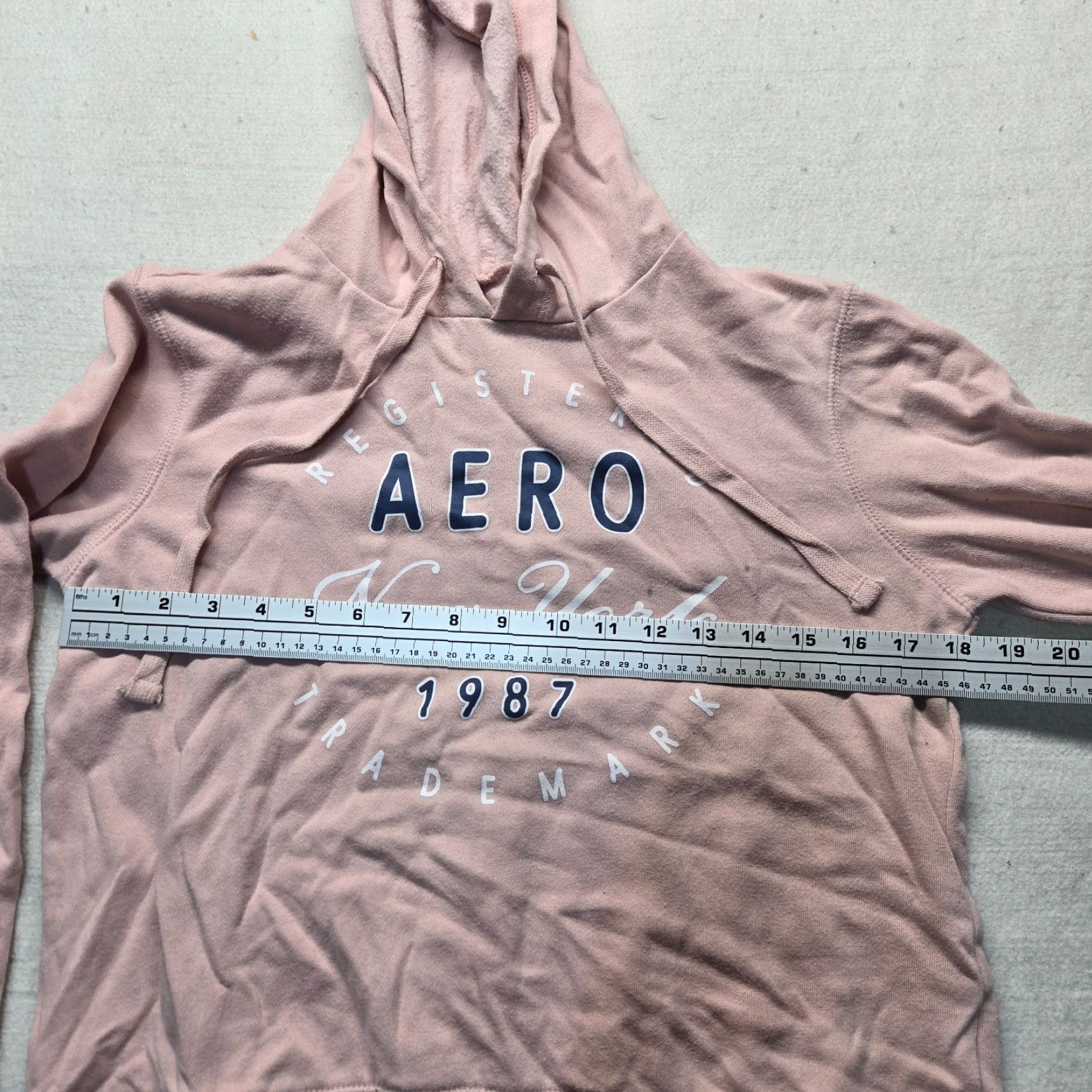 Vintage Aéropostale Sweater Pink Hoodie Pullover Sweatshirt Pocket Adult Women's S Small Crew Zip Knit Logo Raglan Sleeve Fall Winter Womens Size S / US 4 / IT 40 - 4 Thumbnail