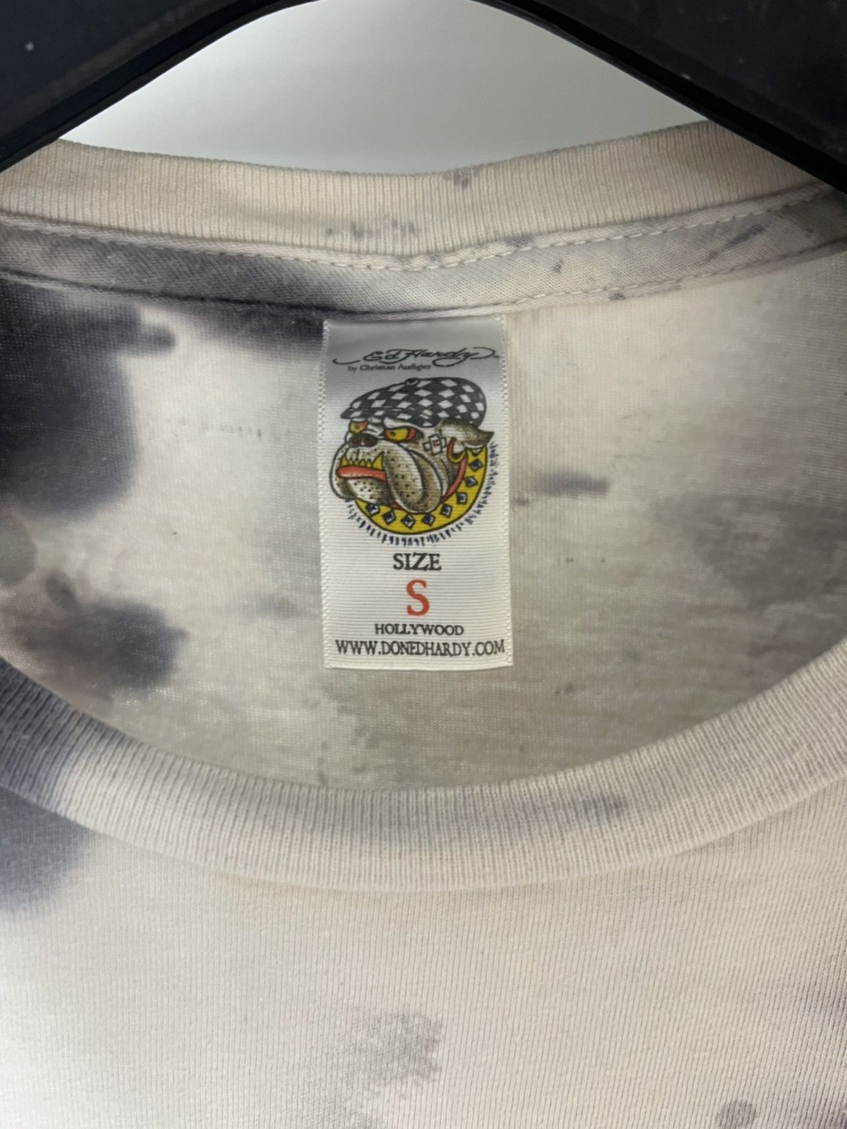 Ed Hardy × Vintage VERY RARE ED HARDY DOUBLE PRINTED DESIGNER T-SHIRT Y2K 90s Size US S / EU 44-46 / 1 - 4 Thumbnail