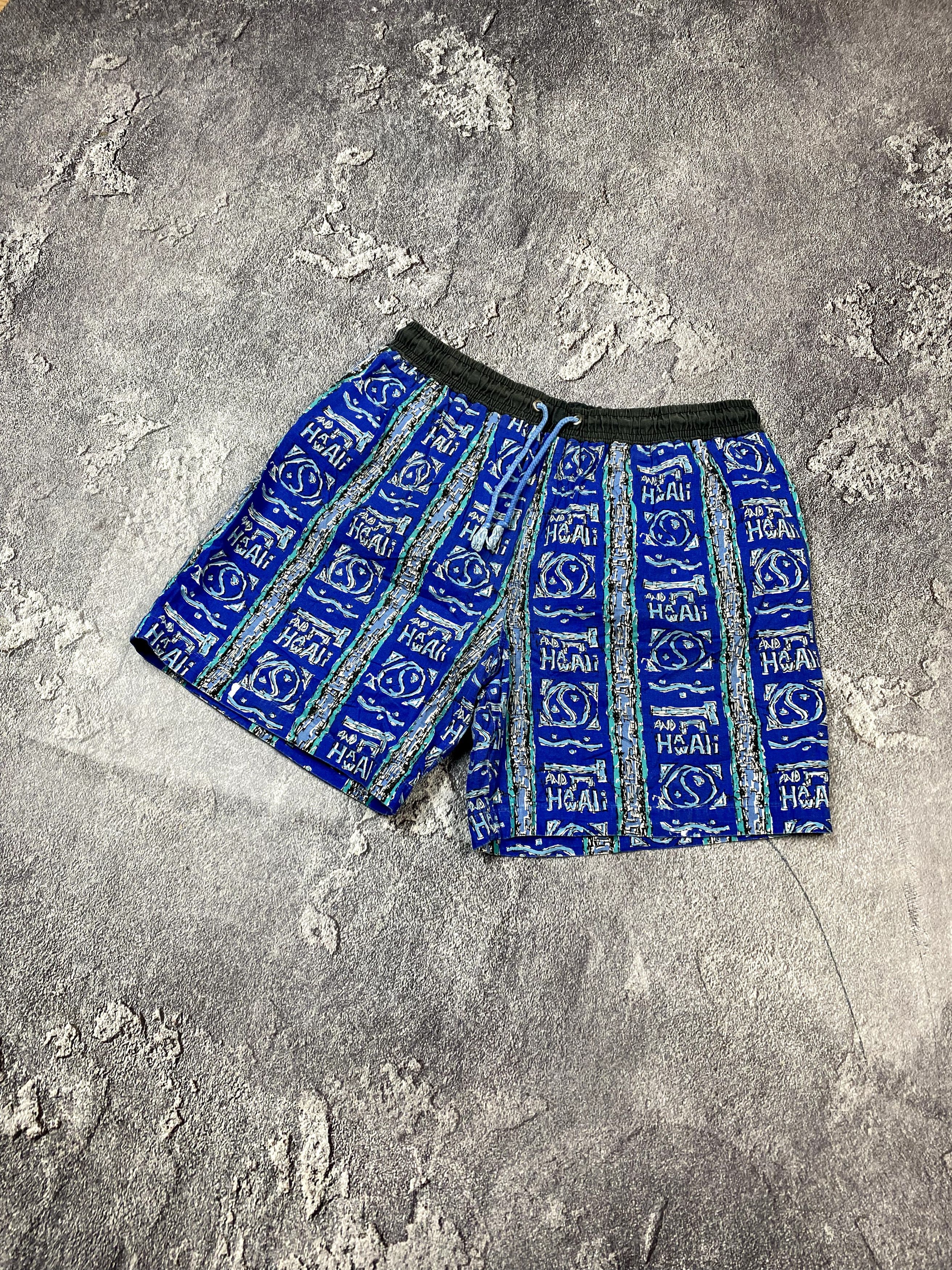 Other 🌊Vintage Hawaii Surf Shorts Y2K Tribal Beachcore Grail 🌊 Size US 30 / EU 46 - 2 Thumbnail