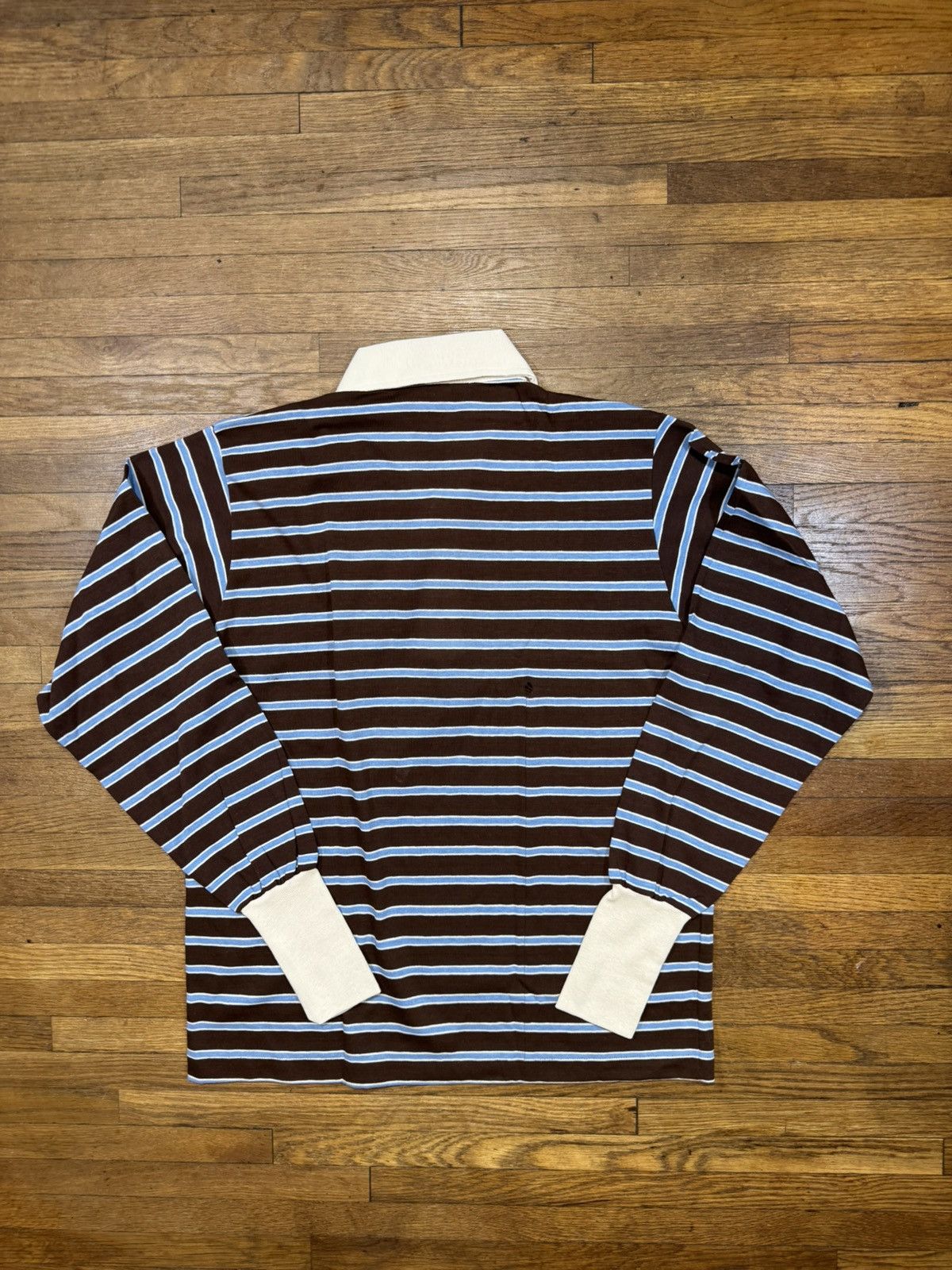 Vintage Vintage Striped Rugby Polo Size US L / EU 52-54 / 3 - 2 Thumbnail