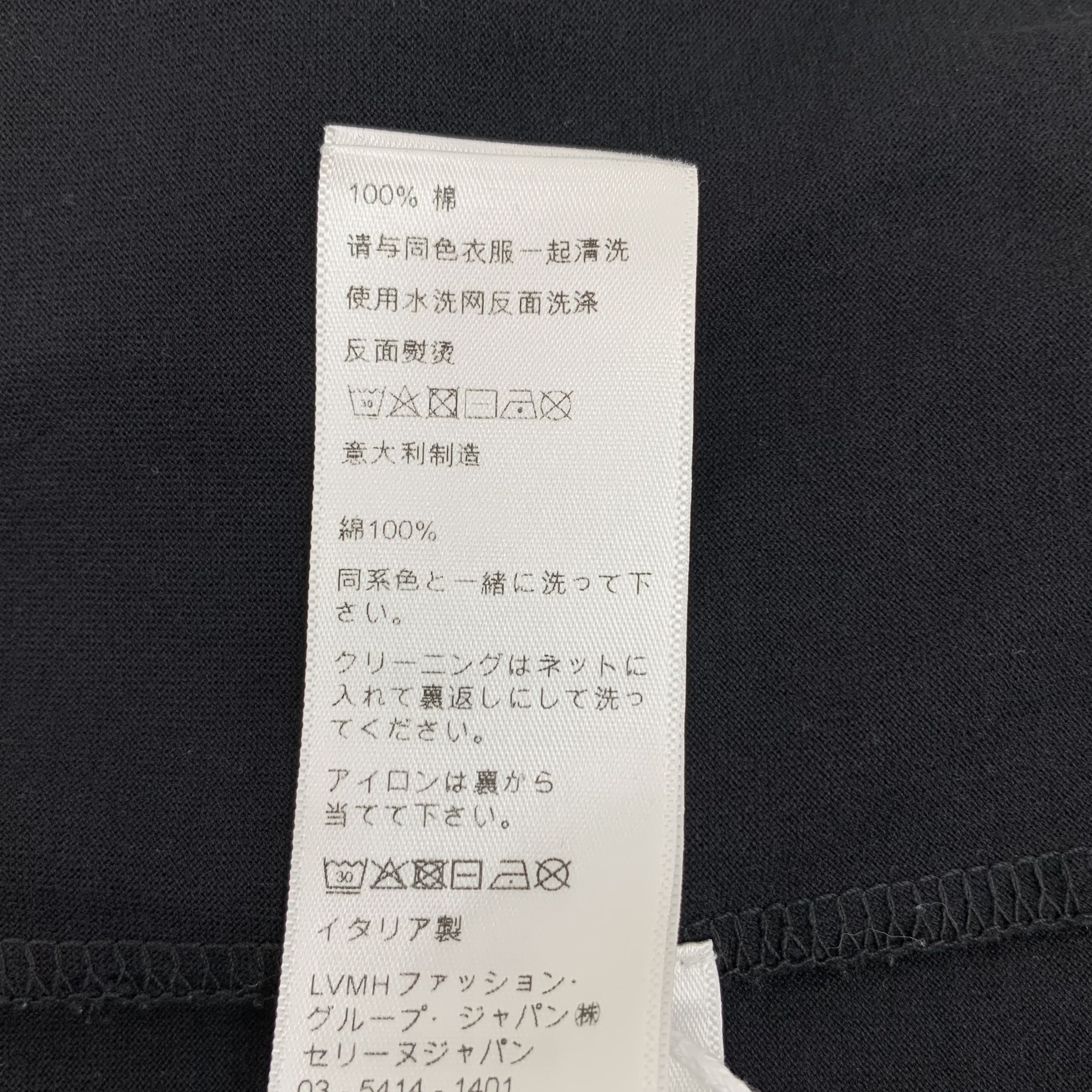 Celine Celine Number & Letter Print T-Shirt Black (S) Size S / US 4 / IT 40 - 8 Thumbnail
