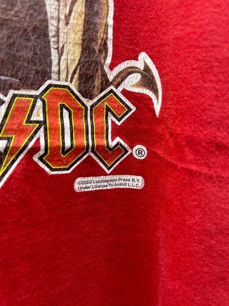 AC/DC Vintage 2002 ACDC tshirt size L Size US L / EU 52-54 / 3 - 4 Thumbnail