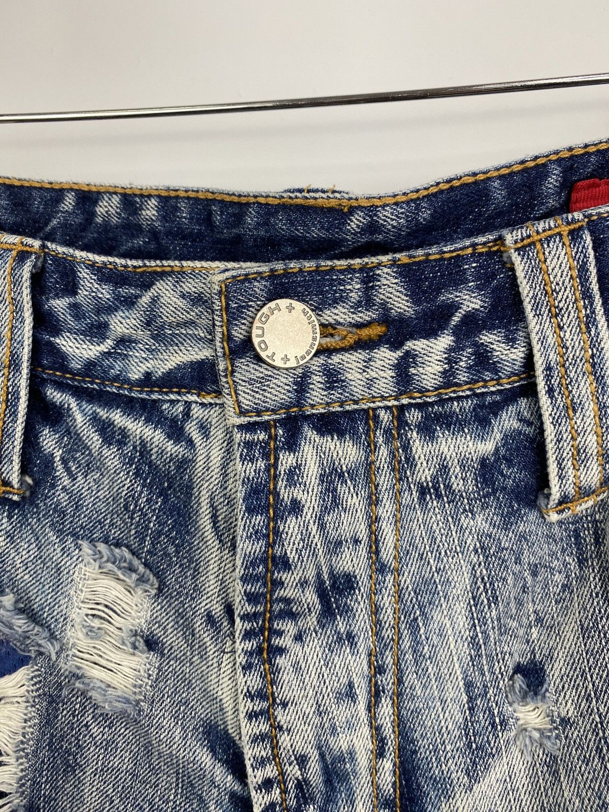 Hysteric Glamour 🇺🇸 Rare Tough Jeansmith Japan Distressed Jeans Y2K Hype Size US 34 / EU 50 - 7 Thumbnail