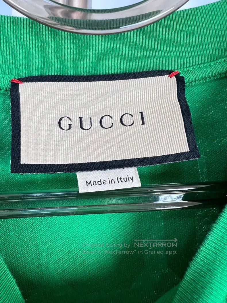 Gucci Gucci Green old letters 25th anniversary printed short sle Size US XXS / EU 40 - 3 Thumbnail