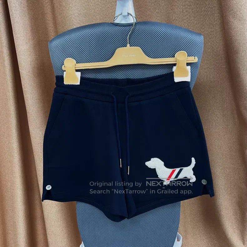 Thom Browne Thom Browne Embroidered Dog Print Casual Shorts Size 26" / US 2 / IT 38 - 2 Thumbnail