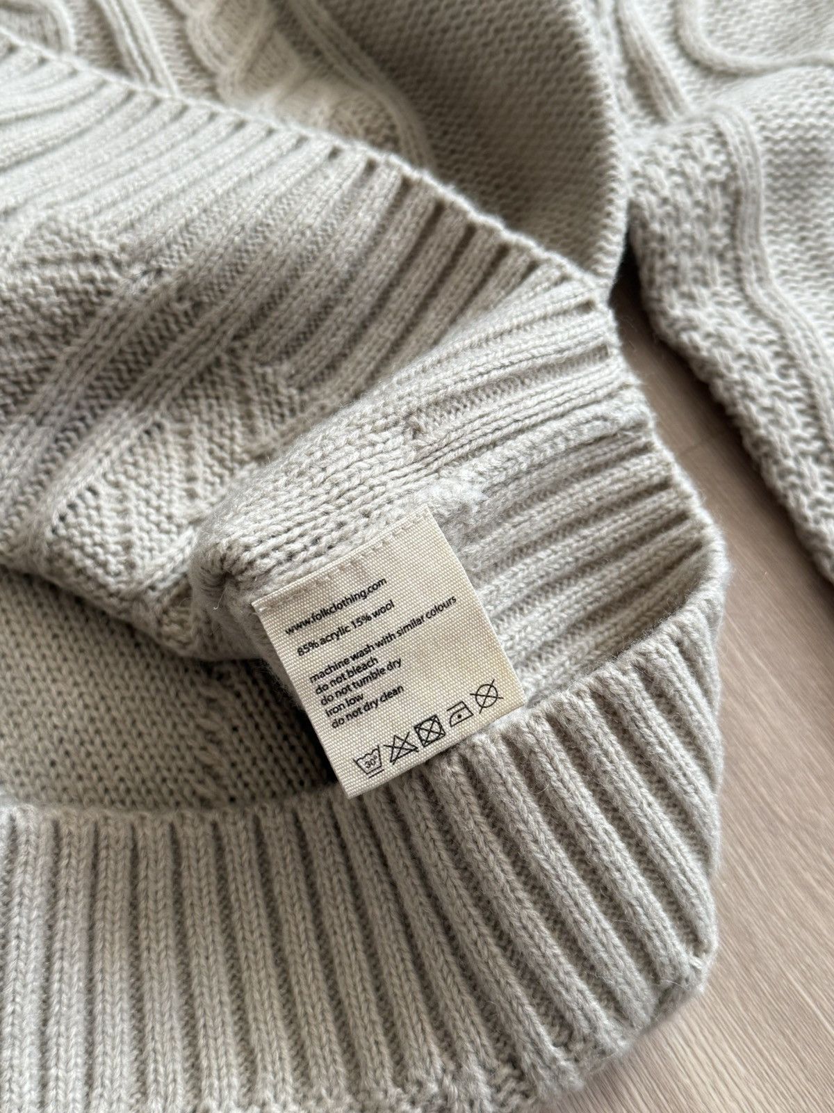 Folk Vintage Folk Golf Sweater Knit Wool Japanese Style Size US L / EU 52-54 / 3 - 7 Thumbnail