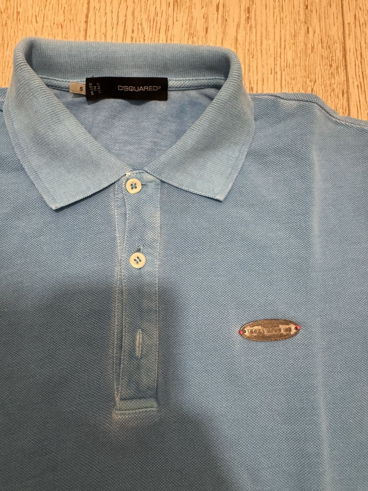 Dsquared2 D squares stone washed Polo Size US S / EU 44-46 / 1 - 5 Thumbnail