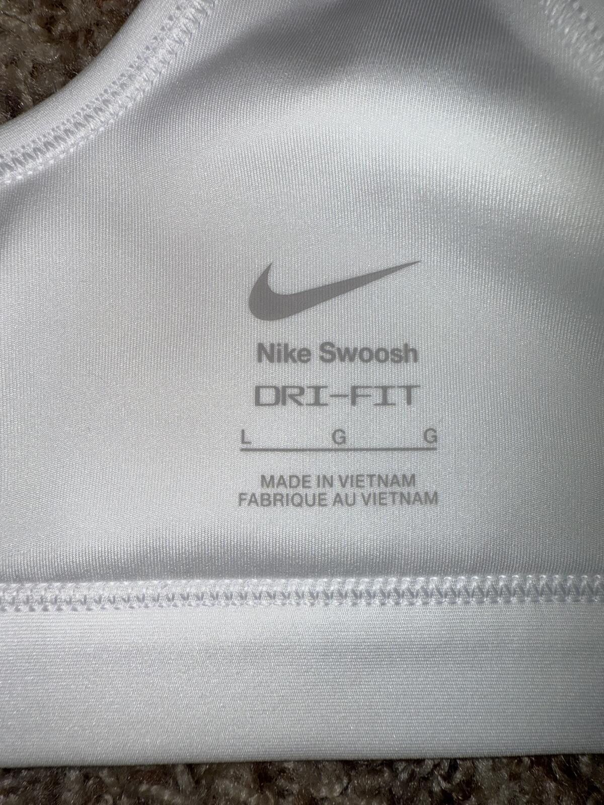 Nike Nike Swoosh Medium Support Women's Padded Sports Bra Size ONE SIZE - 4 Thumbnail