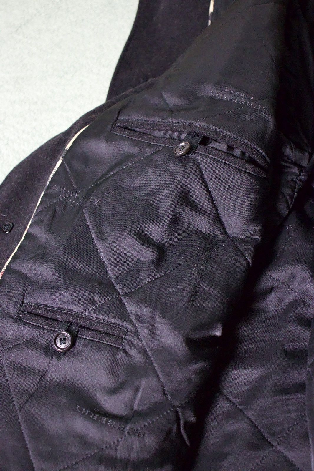 Burberry Burberry London 1998 Vintage Overcoat Wool & Cashmere Blend Size US XL / EU 56 / 4 - 14 Thumbnail