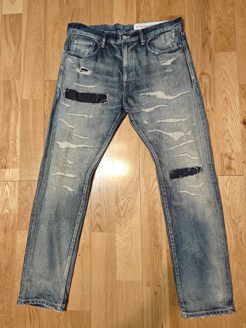 Neighborhood Neighborhood 21SS Distressed Denim Jeans Size US 34 / EU 50 - 1 Thumbnail