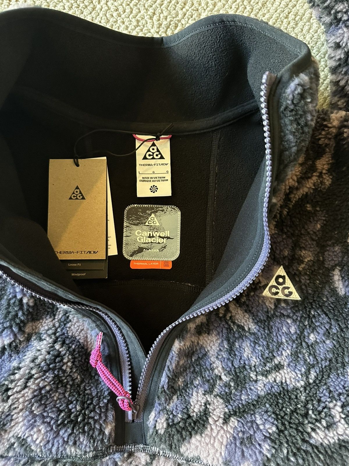 Nike ACG Nike ACG Fleece Jacket Canwell Glacier Therma Layer ADV Size US L / EU 52-54 / 3 - 8 Thumbnail