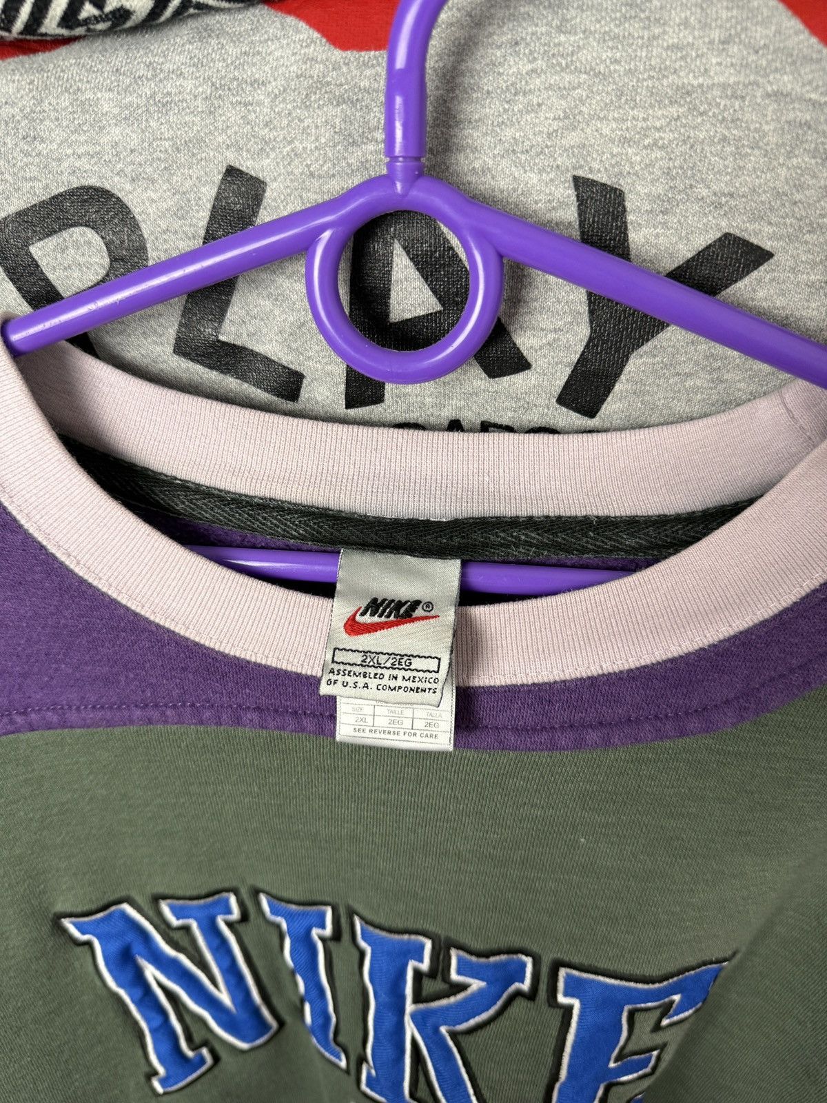 Nike Nike Vintage Custom Crewneck Sweatshirt Swoosh Size US XL / EU 56 / 4 - 9 Thumbnail