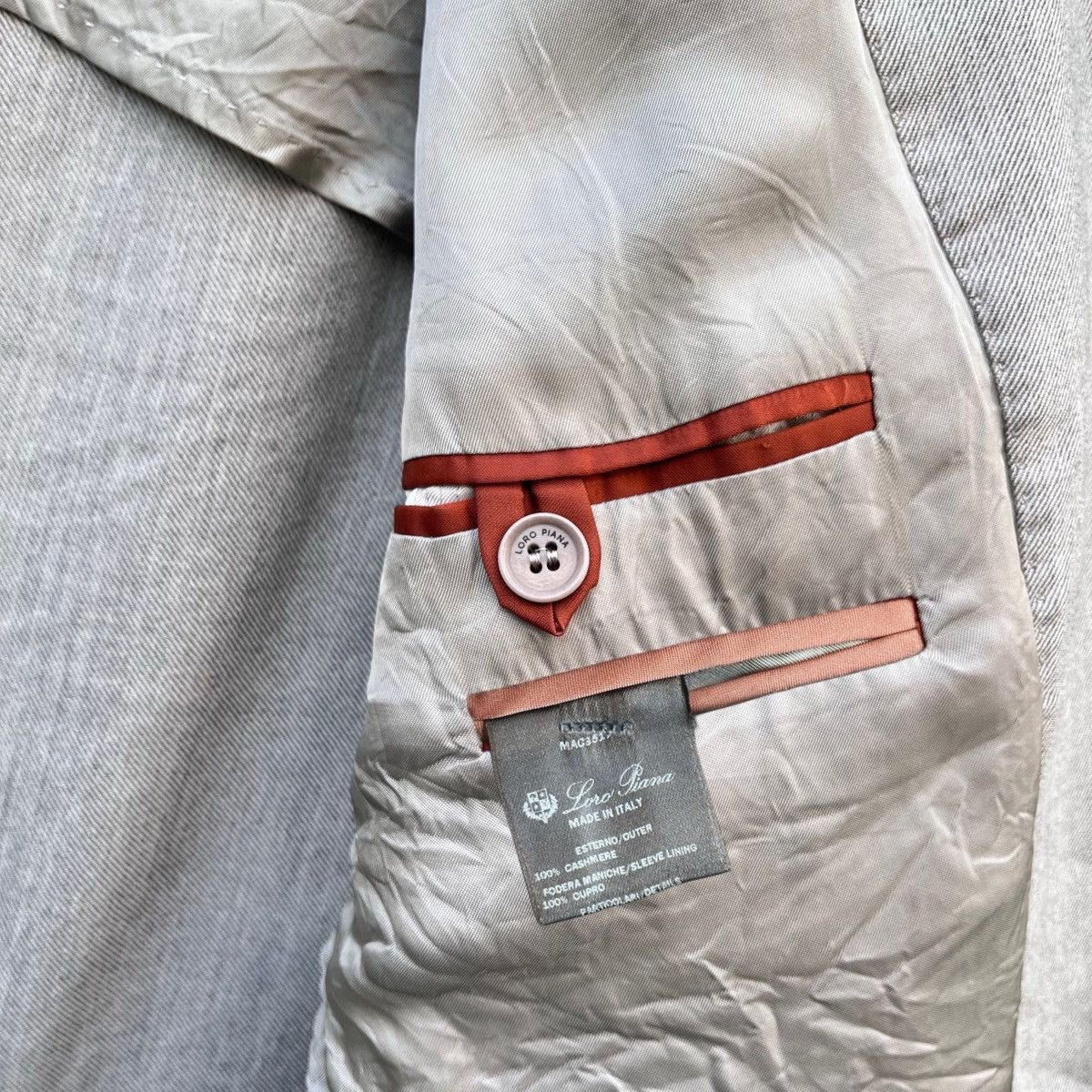 Loro Piana Loro Piana Cashmere Blazer Jacket Size 52R - 9 Thumbnail
