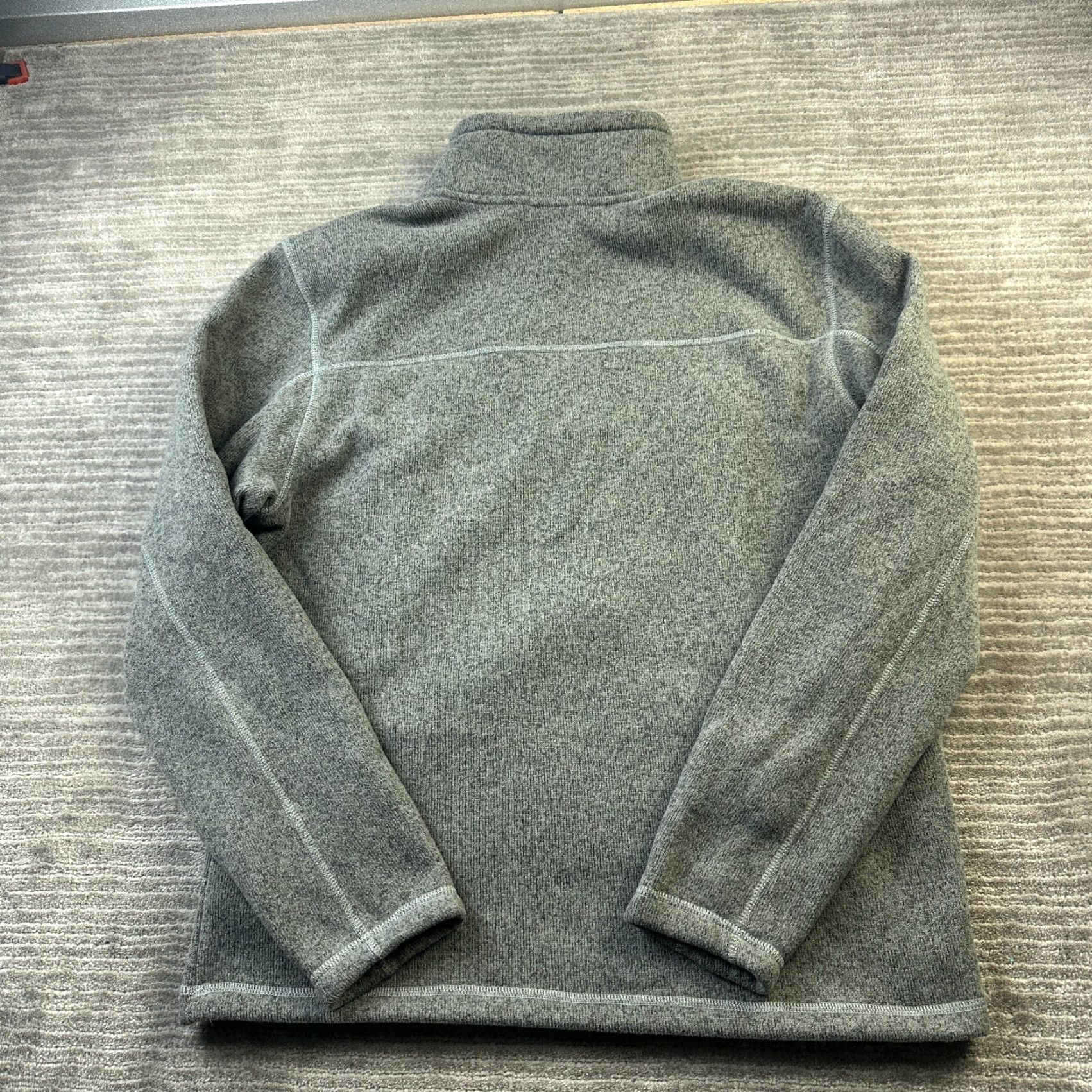 The North Face The North Face Sweater Mens L Gray Fleece 1/4 Zip Pullover Outdoor Hiking Size US L / EU 52-54 / 3 - 2 Thumbnail
