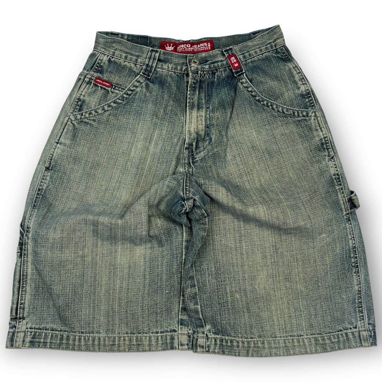 JNCO JNCO Men's Blue Shorts Size US 29 - 4 Thumbnail