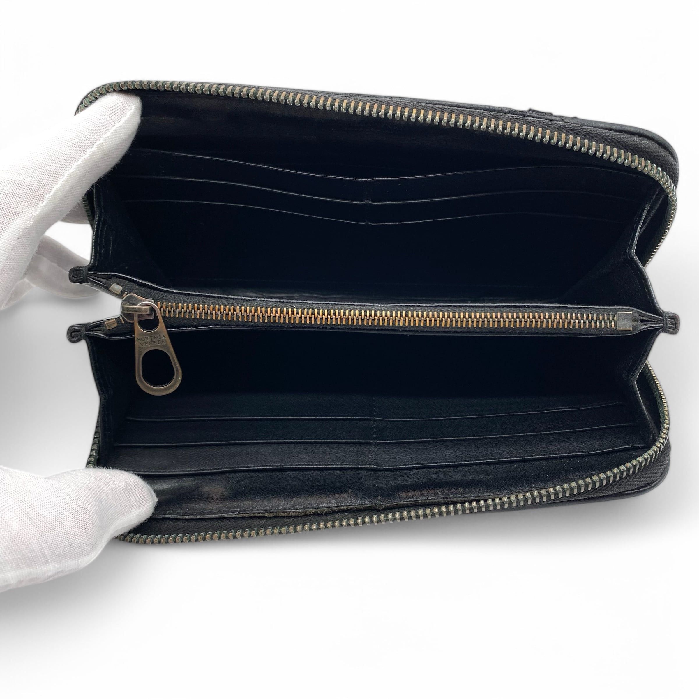 Bottega Veneta BOTTEGA VENETA Round Zipper Long Wallet Dot Intrecciato Size ONE SIZE - 4 Thumbnail
