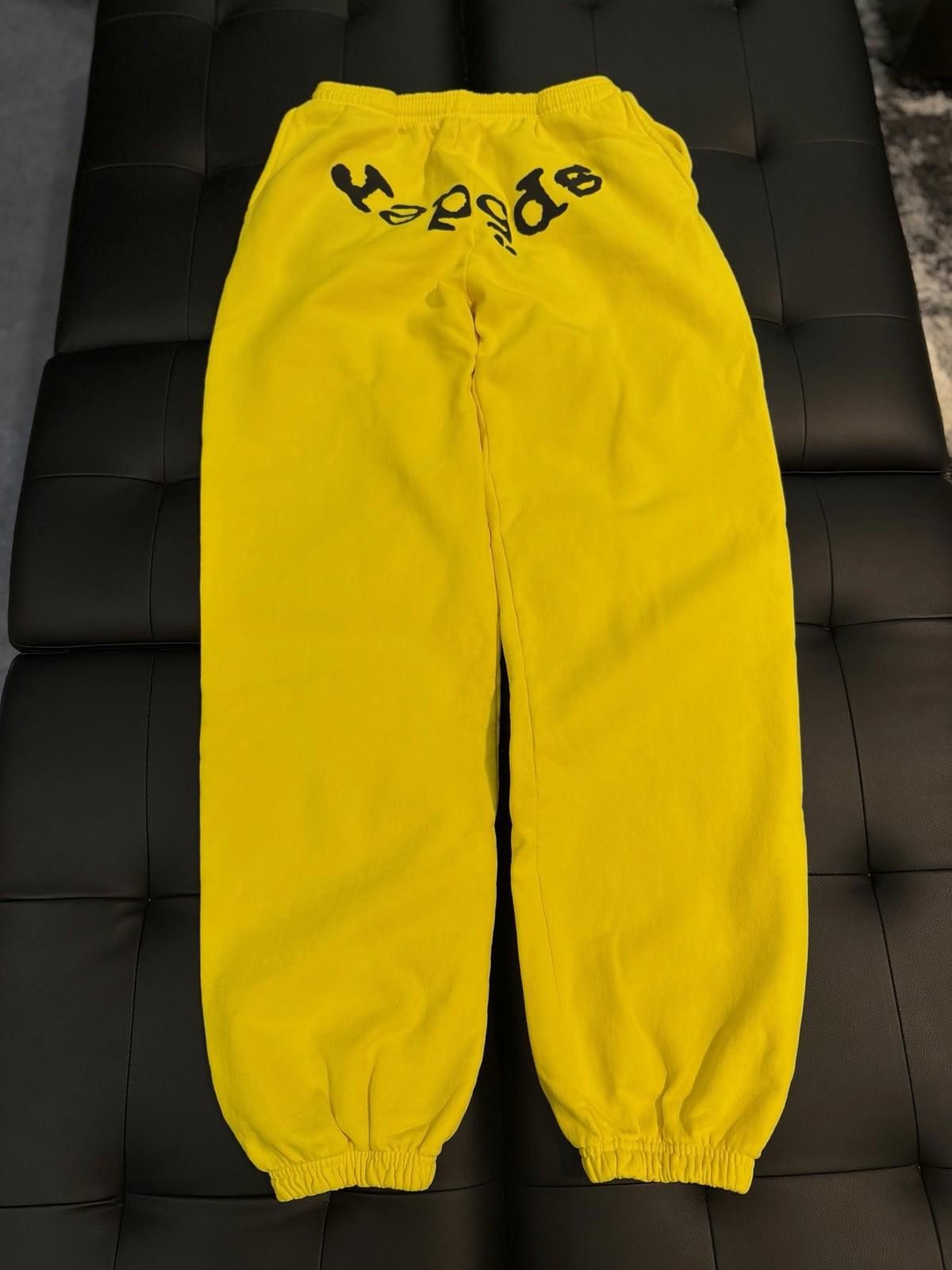 Sp5der Size M - Sp5der Worldwide Yellow Sweatpants Spider Size US 32 / EU 48 - 1 Thumbnail