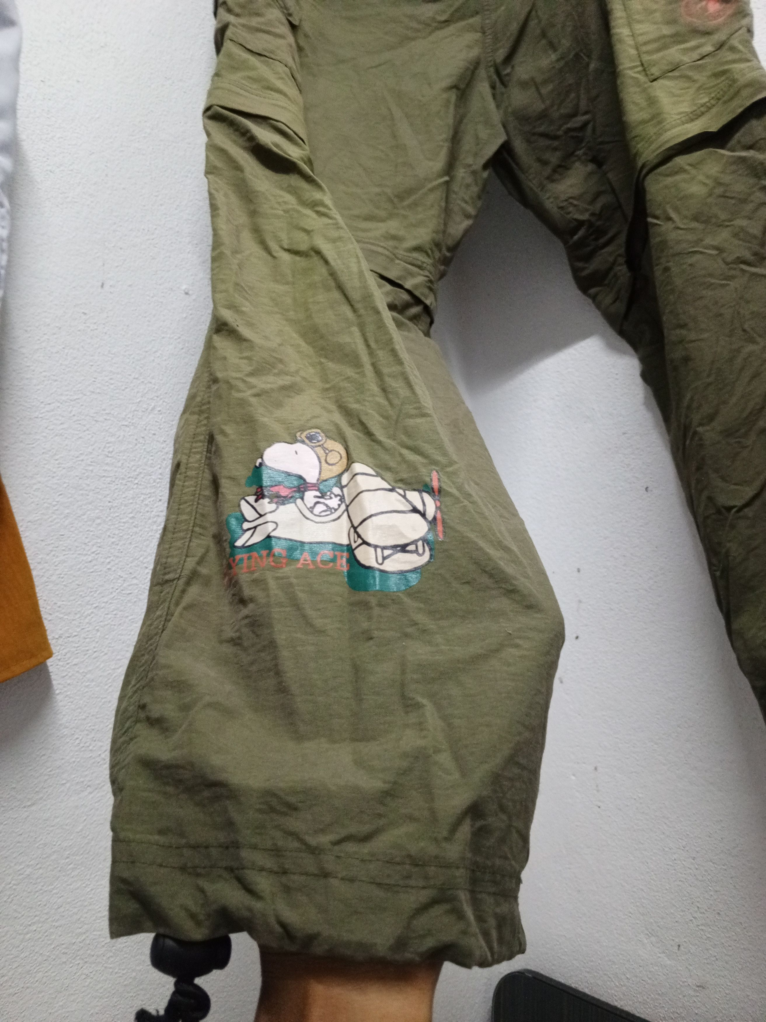 PEANUTS FLYING ACE CARGO GREENARMY
