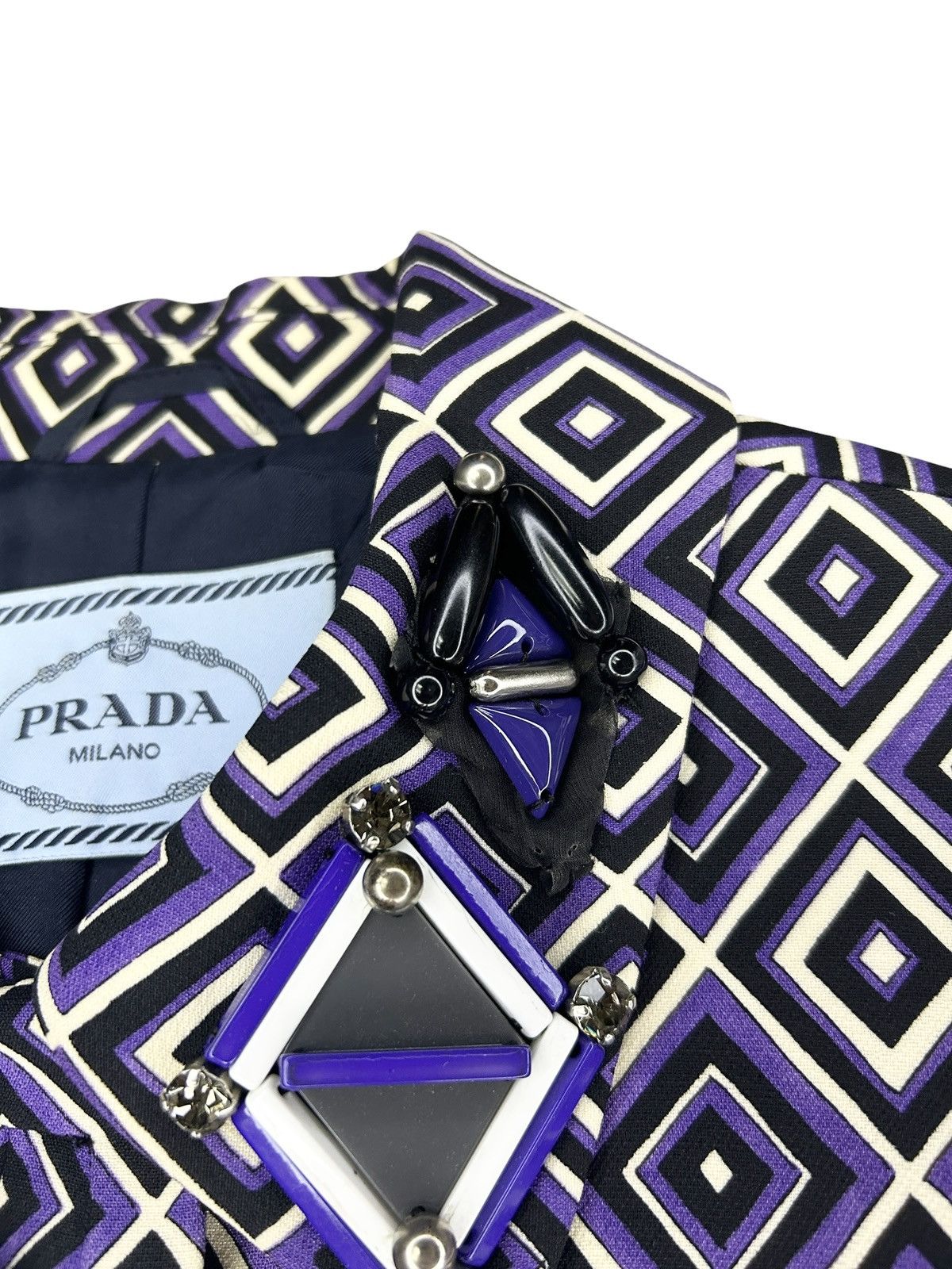 Prada F/W 12 Geometric Jacket Size M / US 6-8 / IT 42-44 - 7 Thumbnail