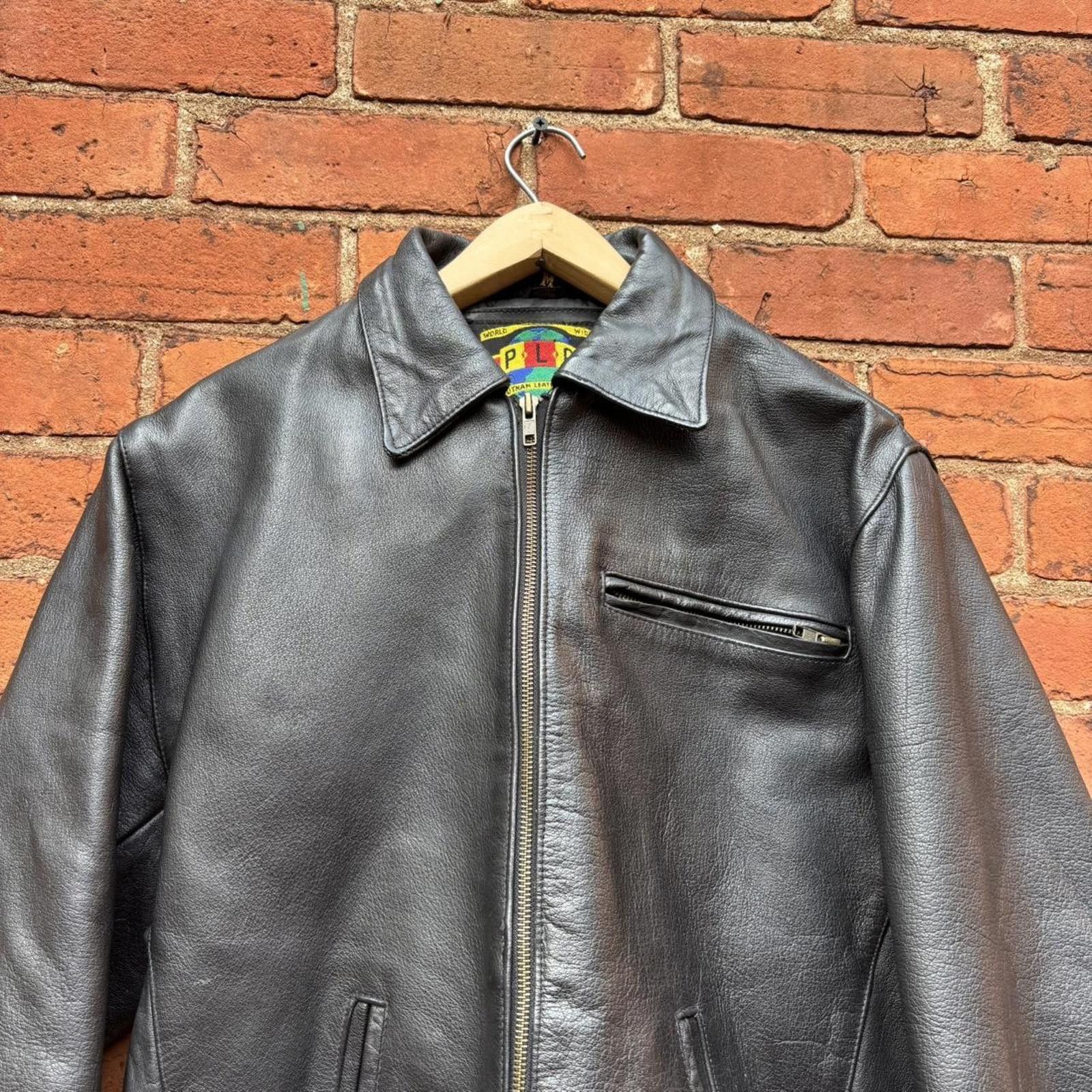 Other Vintage PLG Putnam leather gold leather bomber jacket 90s M Size US M / EU 48-50 / 2 - 2 Thumbnail